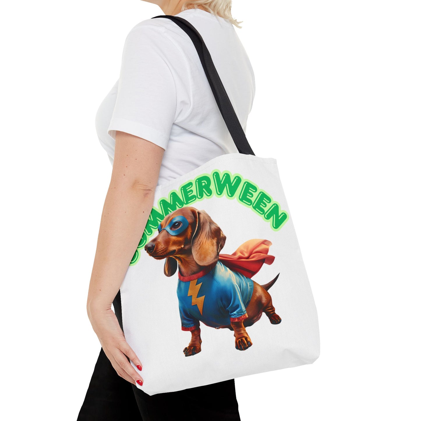 Superhero Dog Tote Bag