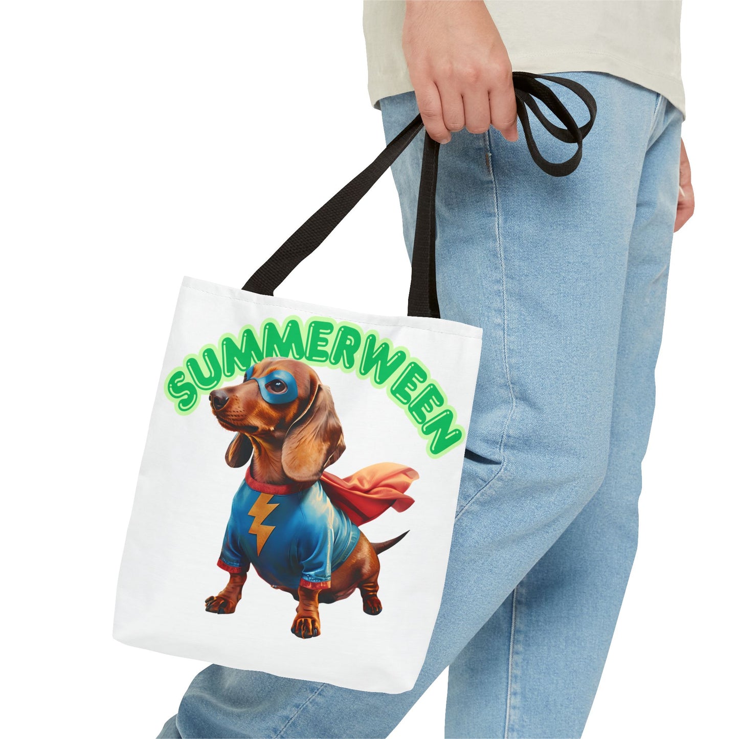 Superhero Dog Tote Bag
