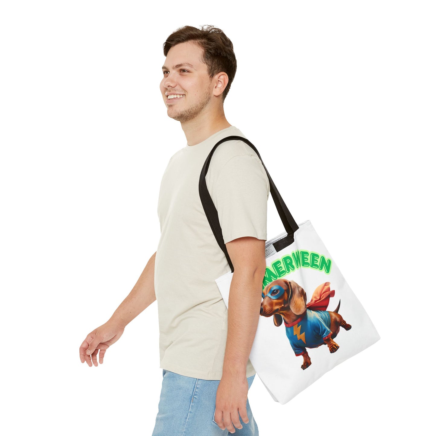 Superhero Dog Tote Bag
