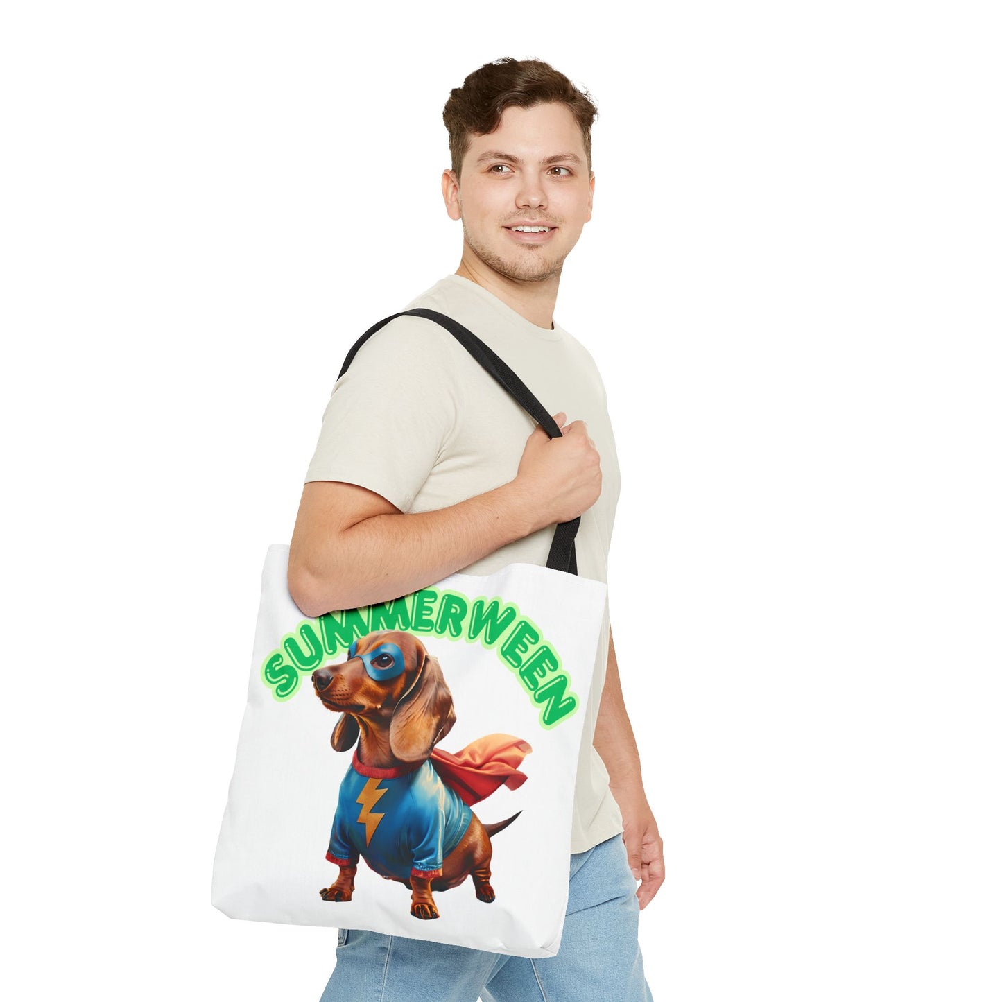 Superhero Dog Tote Bag