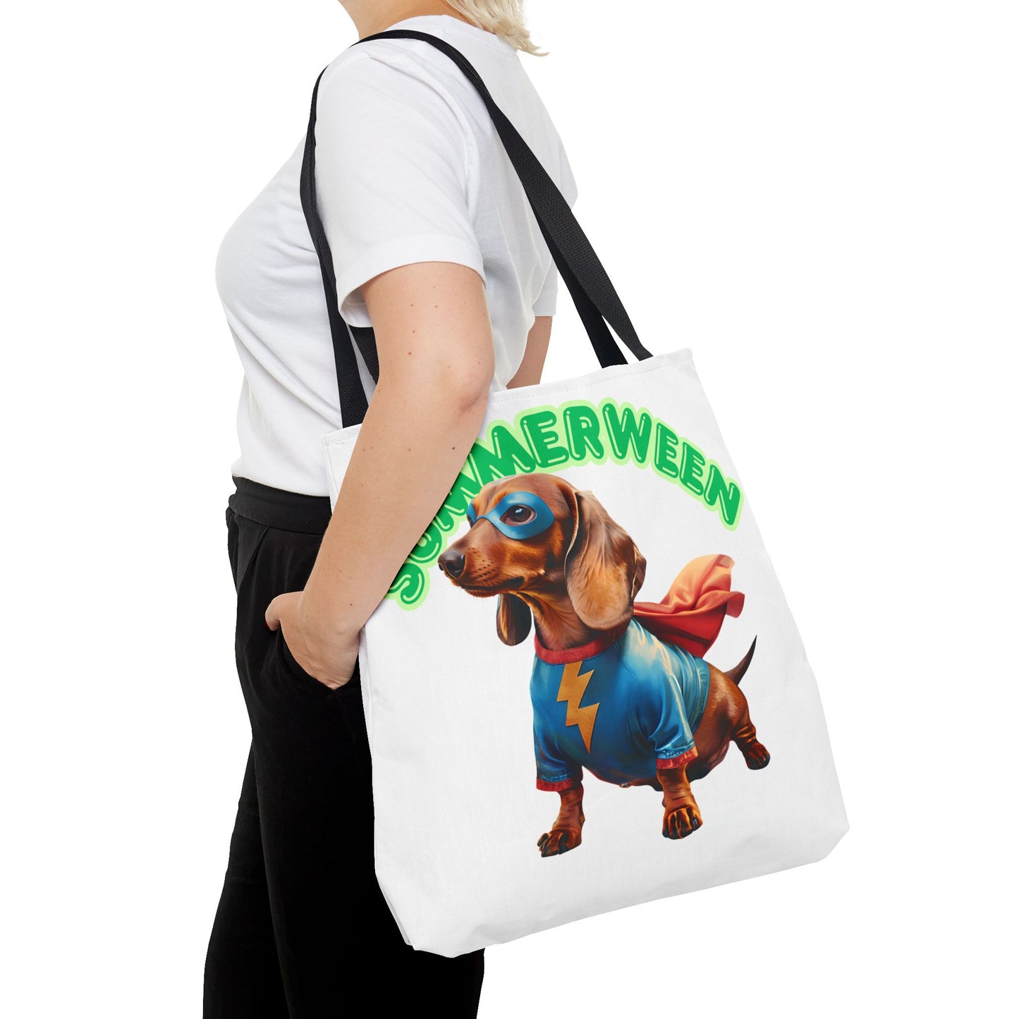 Superhero Dog Tote Bag