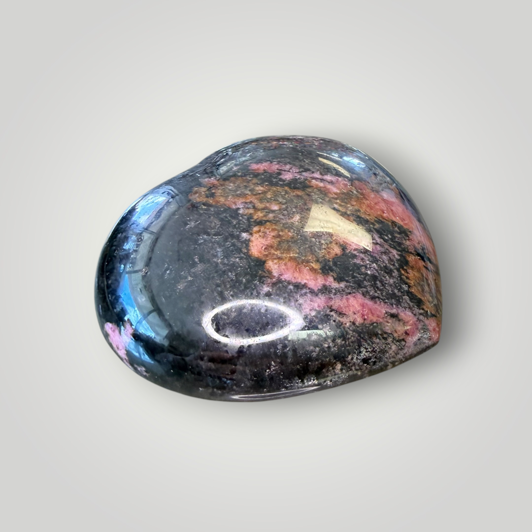 Rhodonite Heart Crystal
