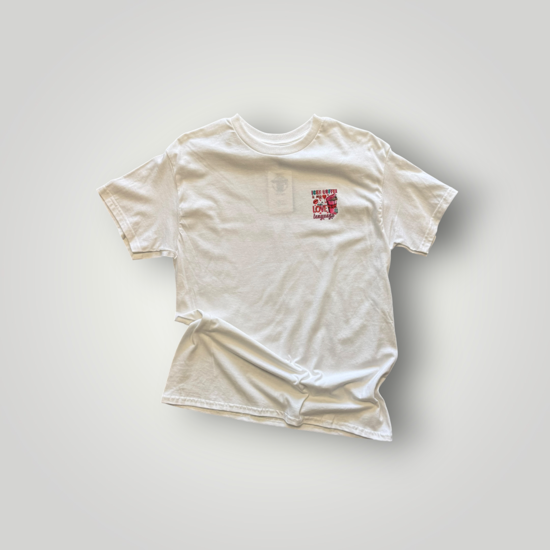 Iced Coffee Is My Love Language Graphic T-Shirt