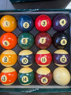Vintage Aramith Belgian Billiard Pool Ball Set – Original Box