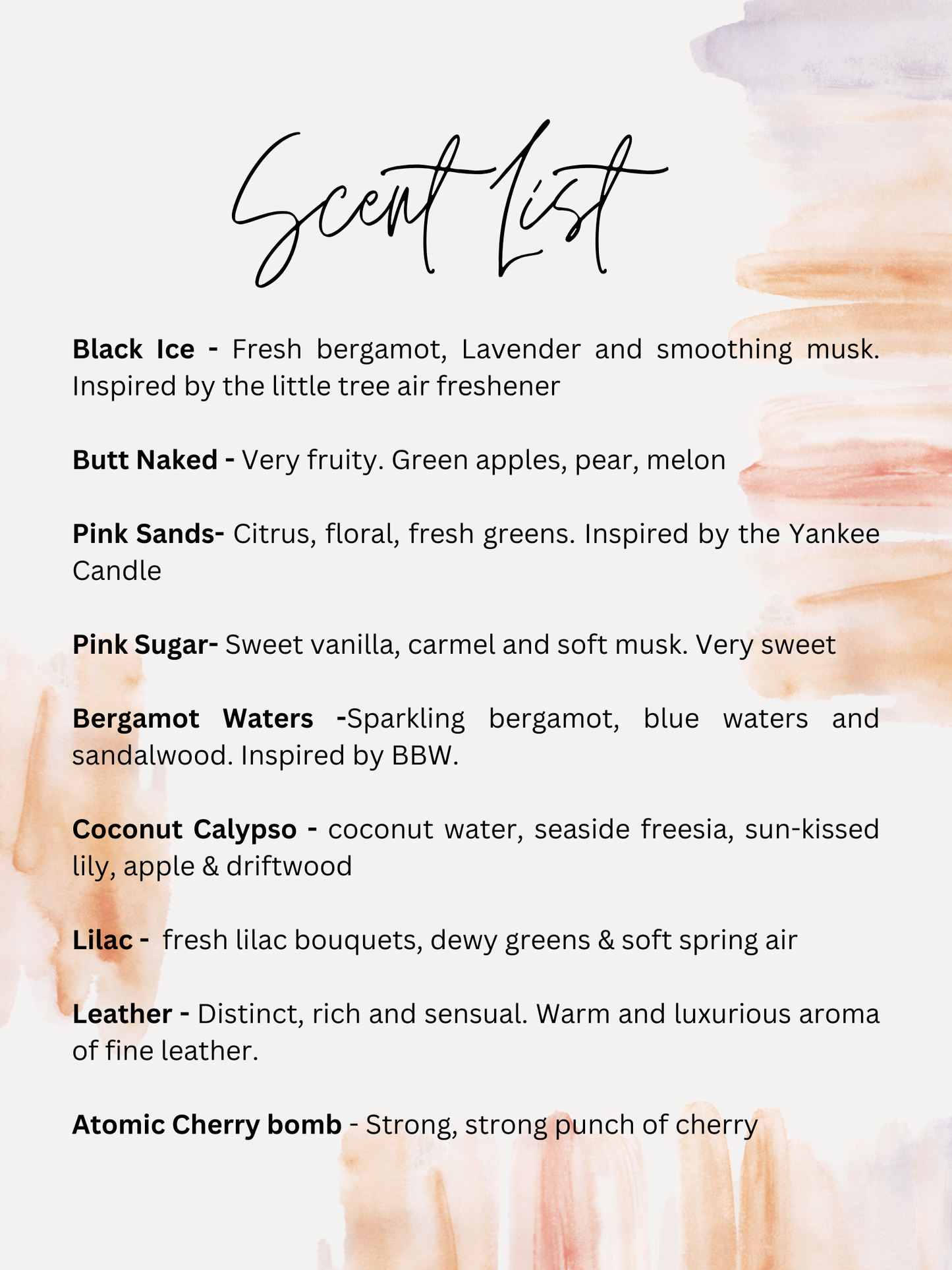 Cute Pink Highland Cow Car freshie: Pineapple Upside Down