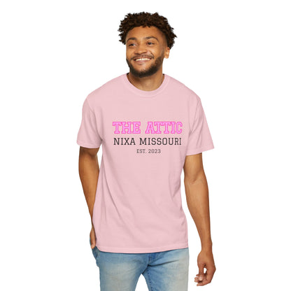 The Attic Nixa Missouri T-Shirt — Vintage Local Boutique Tee (Est. 2023)