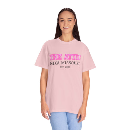 The Attic Nixa Missouri T-Shirt — Vintage Local Boutique Tee (Est. 2023)