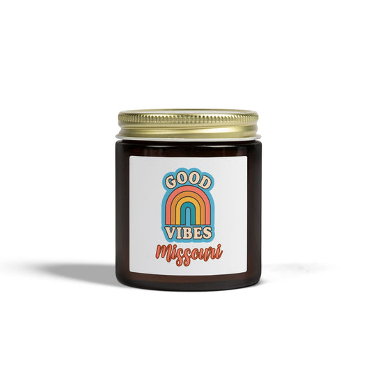 Good Vibes Missouri Coconut Apricot Scented Candle (4oz/9oz)
