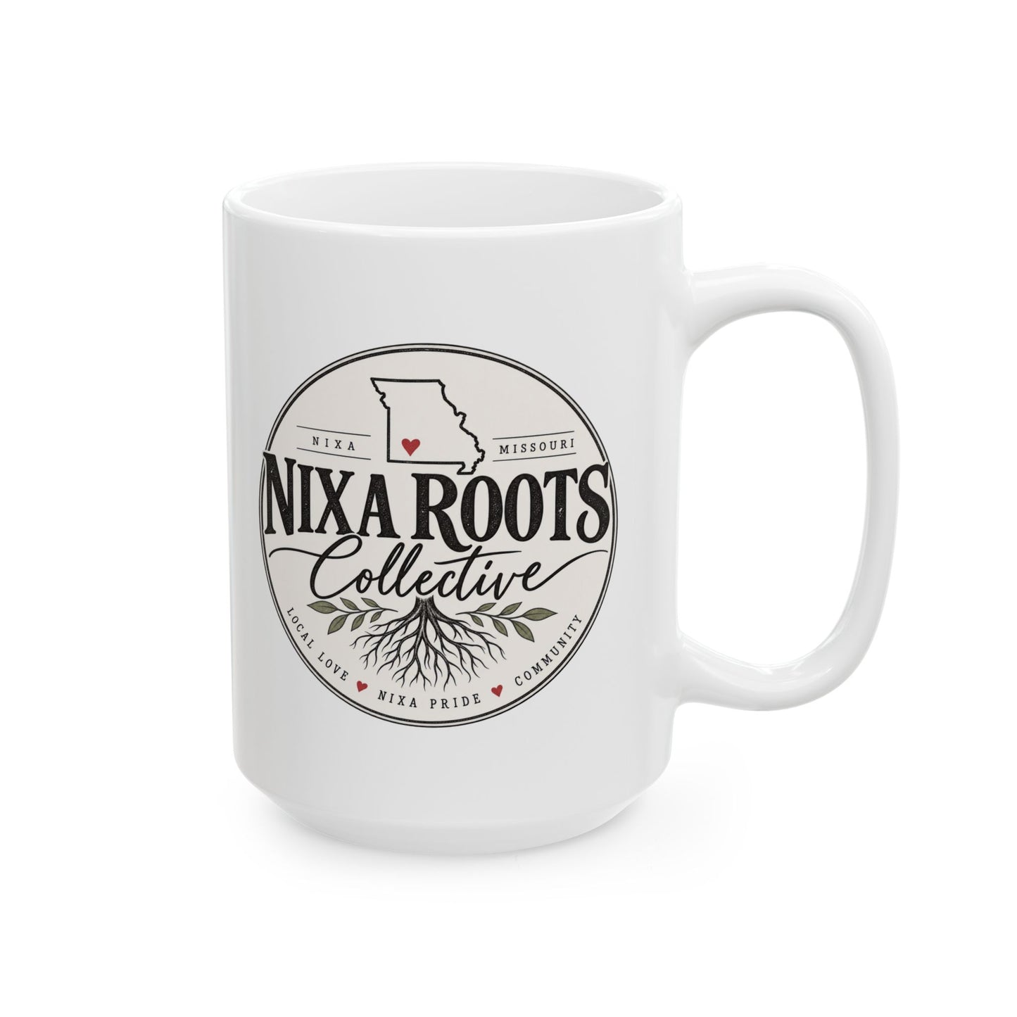 Coffee Mug — Nixa Roots Vintage Logo Ceramic Mug (11oz & 15oz)