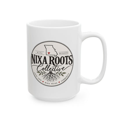 Coffee Mug — Nixa Roots Vintage Logo Ceramic Mug (11oz & 15oz)