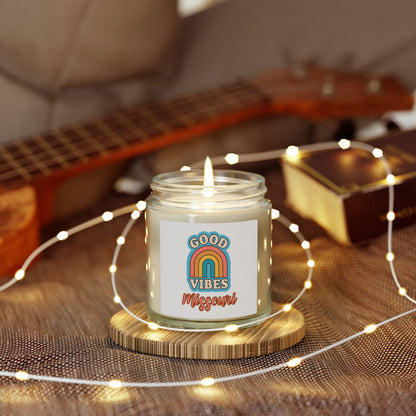 Good Vibes Missouri Coconut Apricot Scented Candle (4oz/9oz)