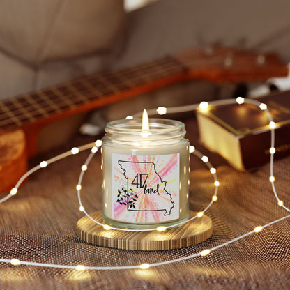 Missouri Tie-Dye Coconut Apricot Scented Candle (4oz, 9oz)