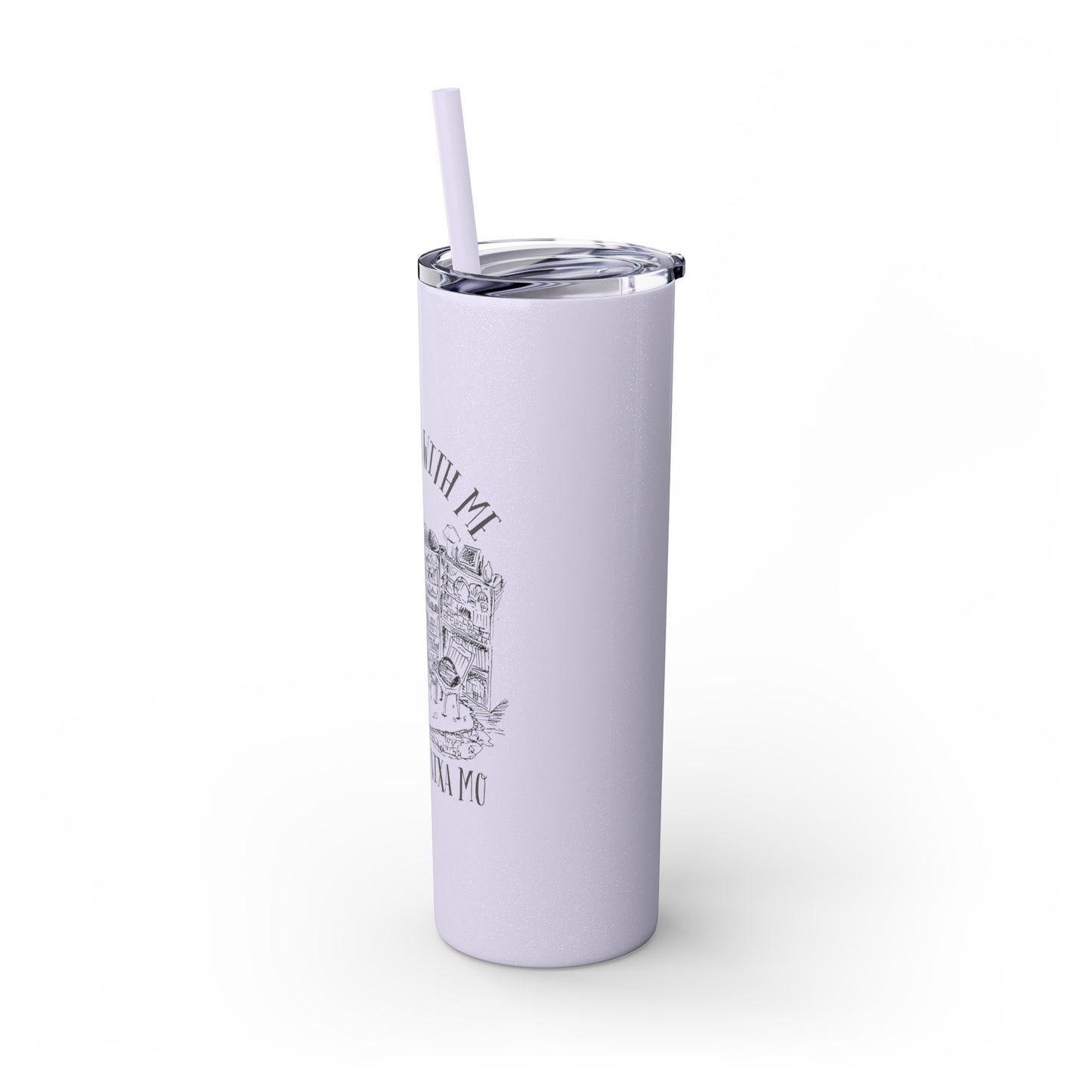 Skinny Tumbler with Straw, 20oz