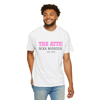 The Attic Nixa Missouri T-Shirt — Vintage Local Boutique Tee (Est. 2023)