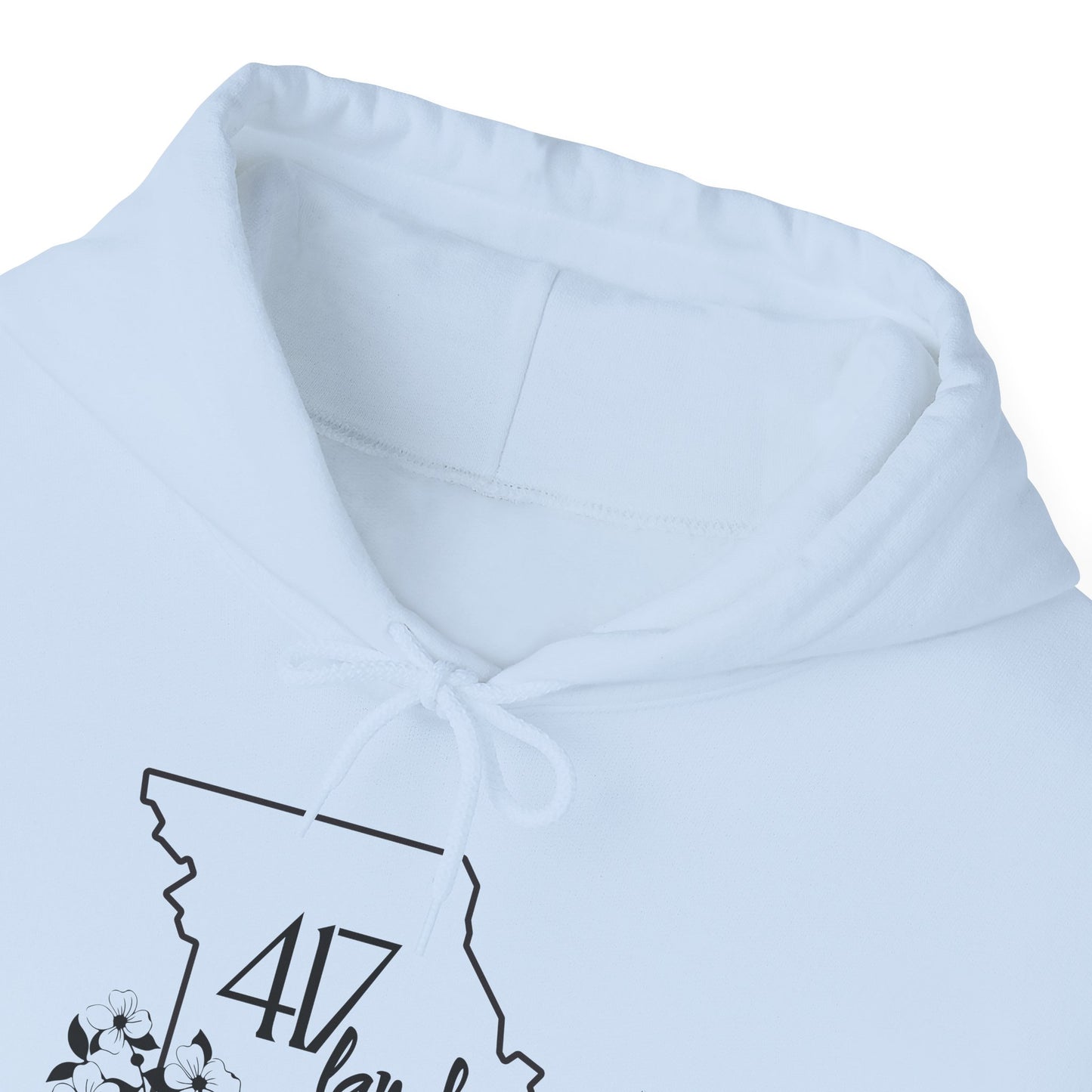 Missouri 417 Land Hoodie — Floral State Outline Sweatshirt