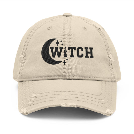 Witchy Distressed Dad Hat