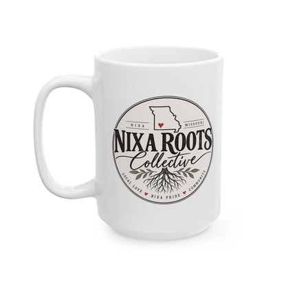 Coffee Mug — Nixa Roots Vintage Logo Ceramic Mug (11oz & 15oz)