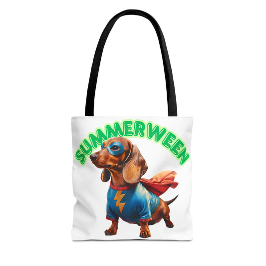 Superhero Dog Tote Bag