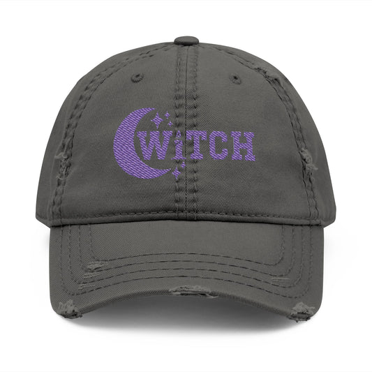 Witchy Distressed Dad Hat