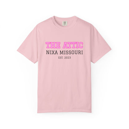 The Attic Nixa Missouri T-Shirt — Vintage Local Boutique Tee (Est. 2023)