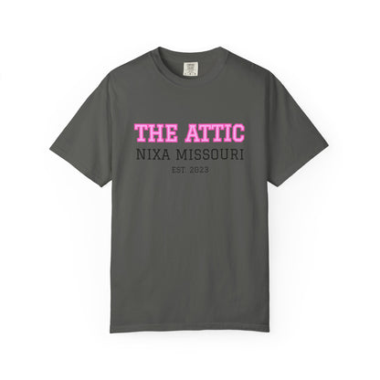 The Attic Nixa Missouri T-Shirt — Vintage Local Boutique Tee (Est. 2023)