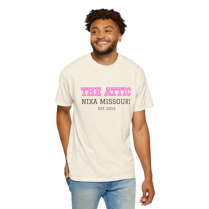 The Attic Nixa Missouri T-Shirt — Vintage Local Boutique Tee (Est. 2023)