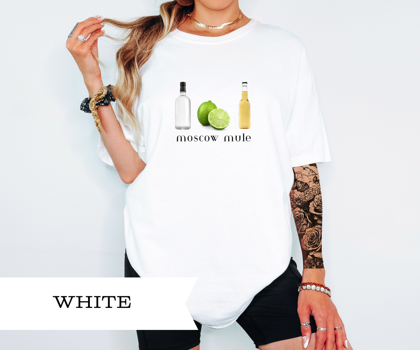 Moscow Mule Unisex T-Shirt, Casual Drink Tee, Gift for Cocktail Lovers, Party Apparel, Fun Summer Wear, Unisex Fashion, 90s, Nineties