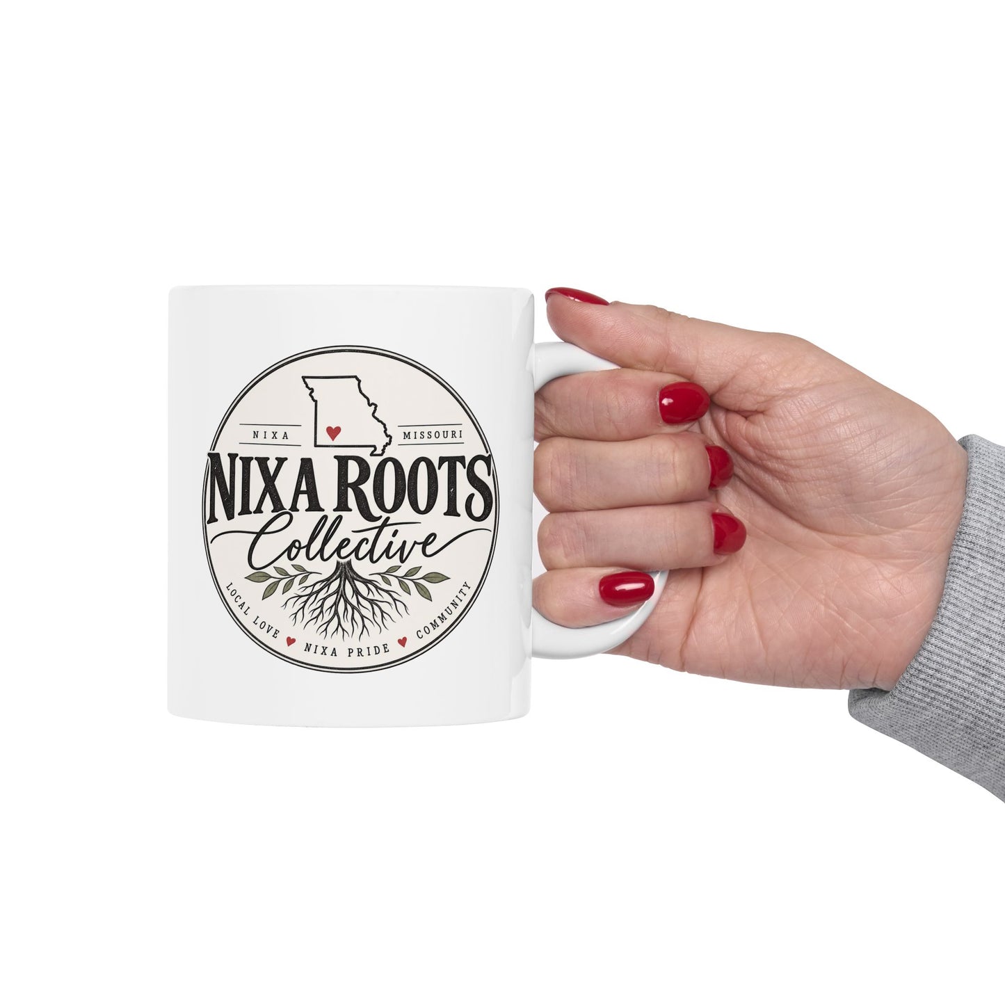 Coffee Mug — Nixa Roots Vintage Logo Ceramic Mug (11oz & 15oz)