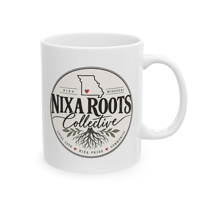 Coffee Mug — Nixa Roots Vintage Logo Ceramic Mug (11oz & 15oz)