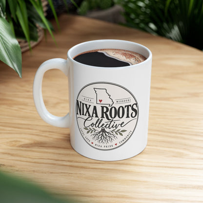 Coffee Mug — Nixa Roots Vintage Logo Ceramic Mug (11oz & 15oz)
