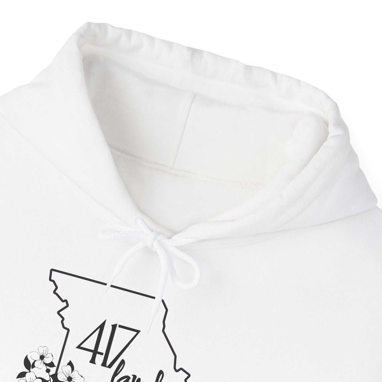 Missouri 417 Land Hoodie — Floral State Outline Sweatshirt