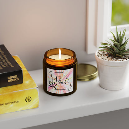 Missouri Tie-Dye Coconut Apricot Scented Candle (4oz, 9oz)