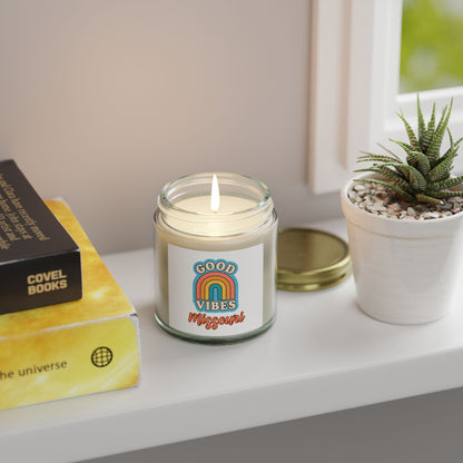 Good Vibes Missouri Coconut Apricot Scented Candle (4oz/9oz)