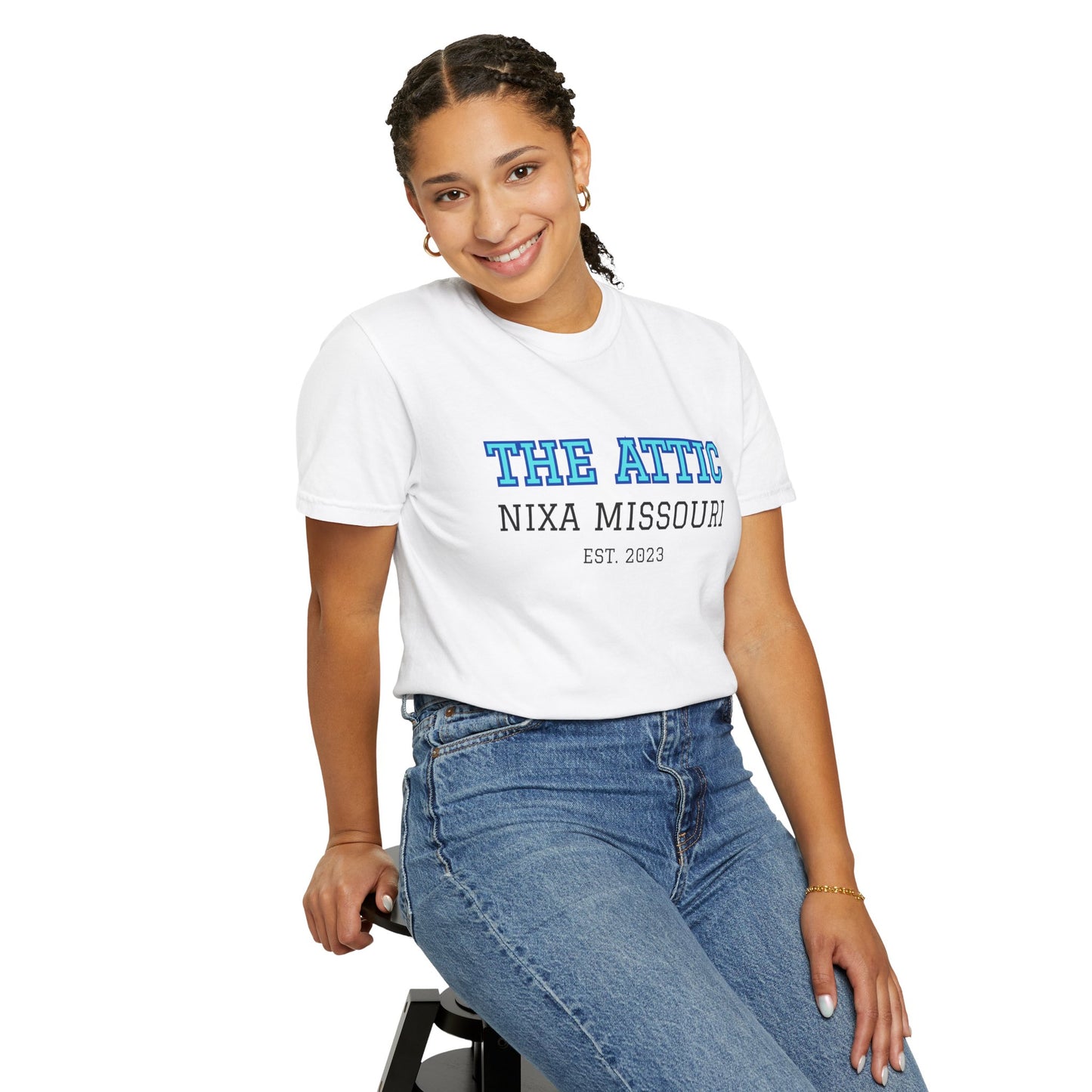 The Attic Nixa Missouri T-Shirt — Local Shop Vintage-Style Tee