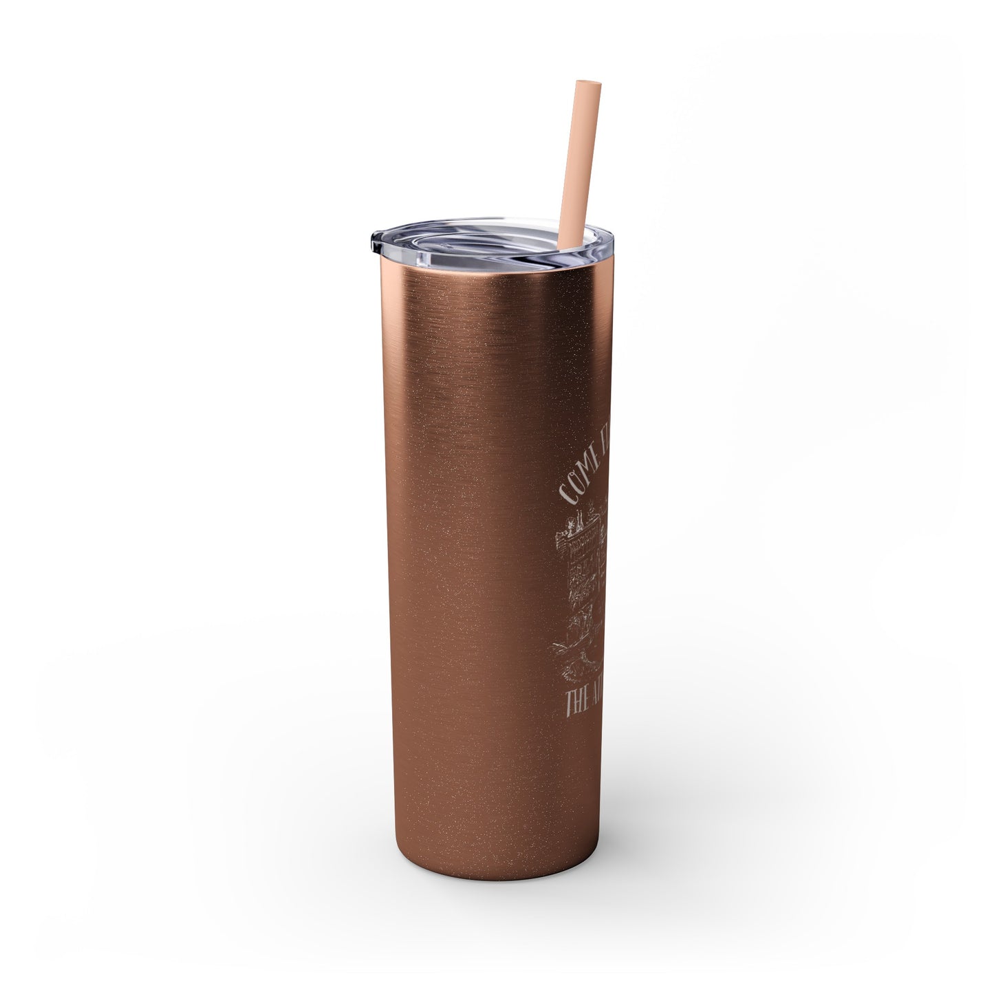 Skinny Tumbler with Straw, 20oz