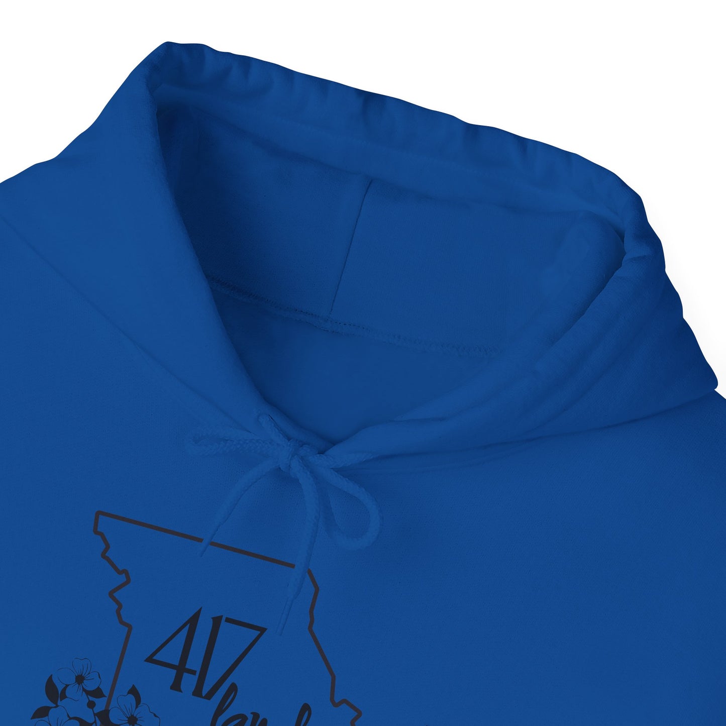 Missouri 417 Land Hoodie — Floral State Outline Sweatshirt
