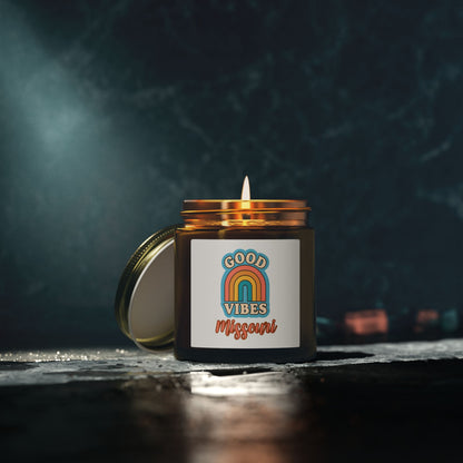 Good Vibes Missouri Coconut Apricot Scented Candle (4oz/9oz)
