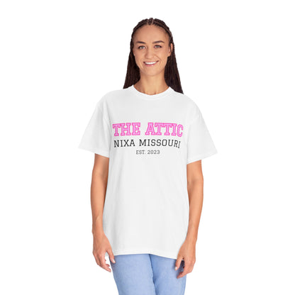 The Attic Nixa Missouri T-Shirt — Vintage Local Boutique Tee (Est. 2023)