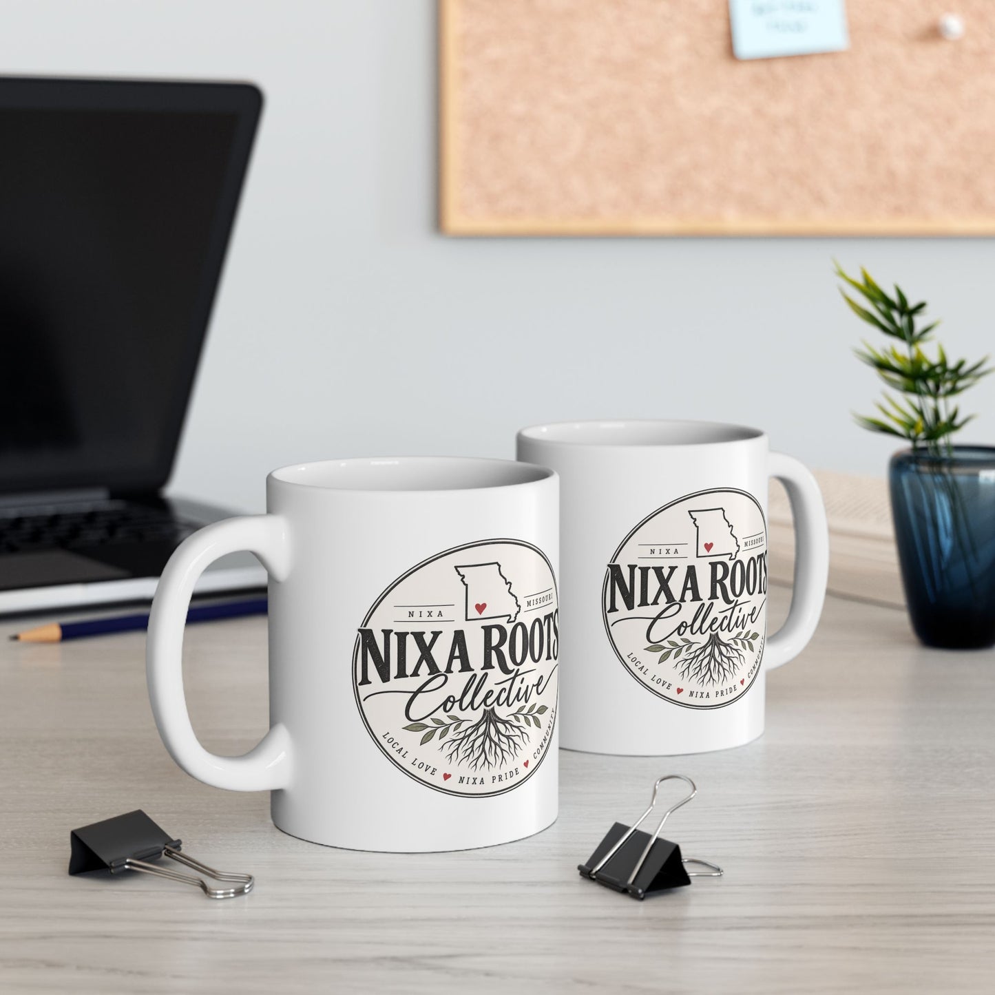 Coffee Mug — Nixa Roots Vintage Logo Ceramic Mug (11oz & 15oz)