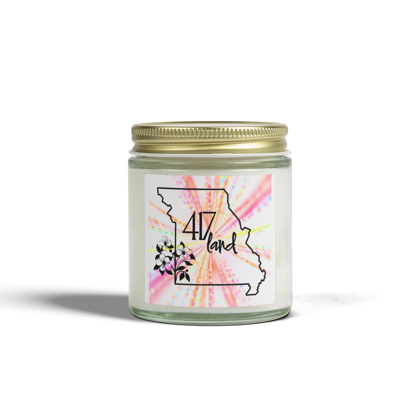 Missouri Tie-Dye Coconut Apricot Scented Candle (4oz, 9oz)