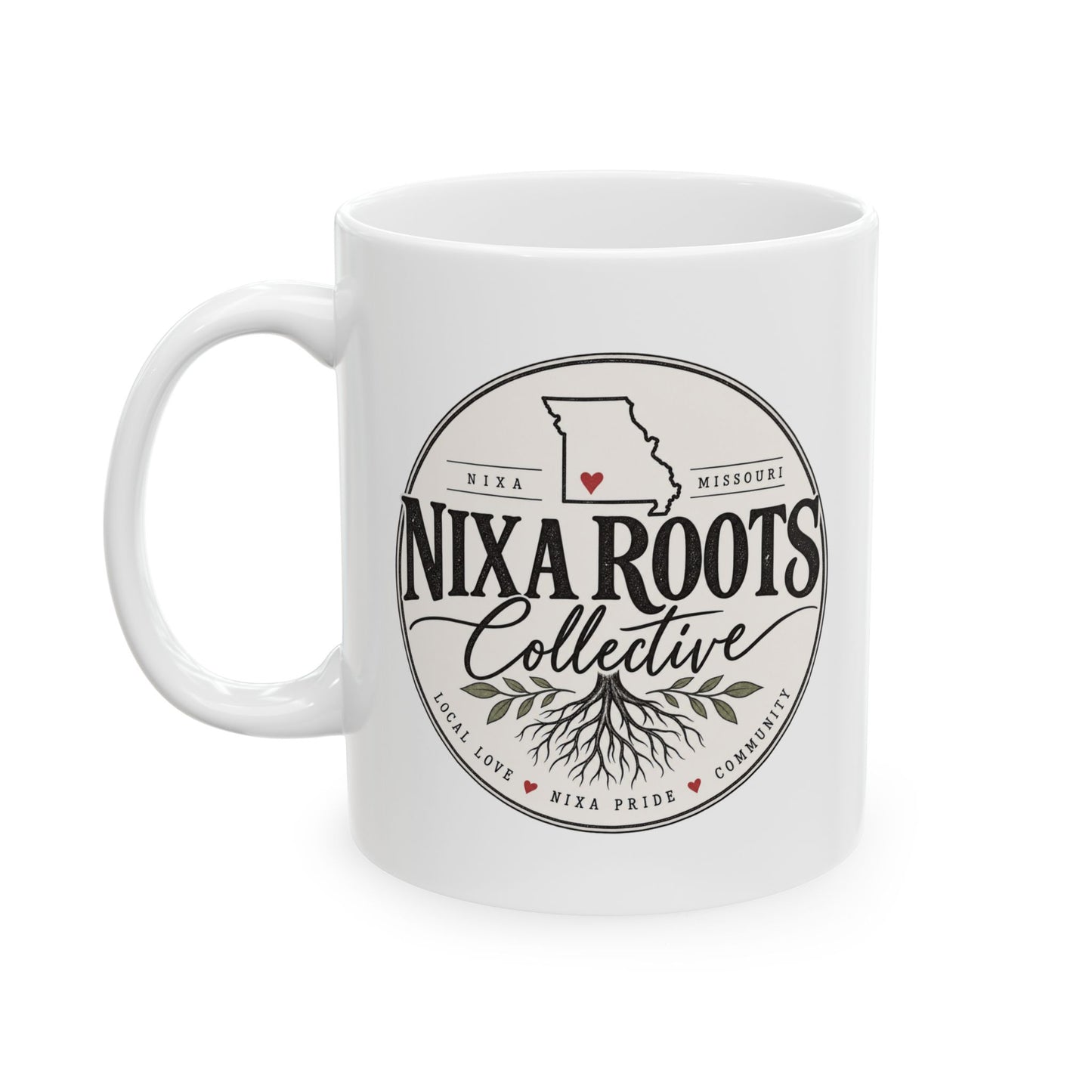 Coffee Mug — Nixa Roots Vintage Logo Ceramic Mug (11oz & 15oz)