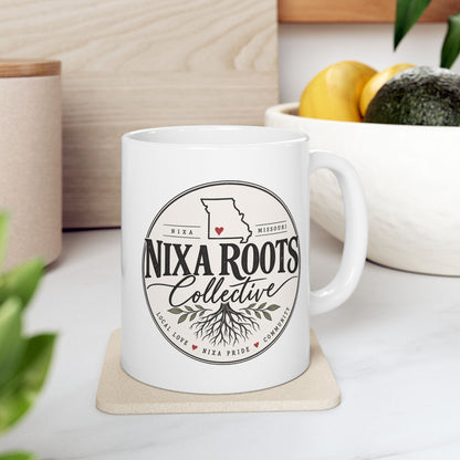Coffee Mug — Nixa Roots Vintage Logo Ceramic Mug (11oz & 15oz)