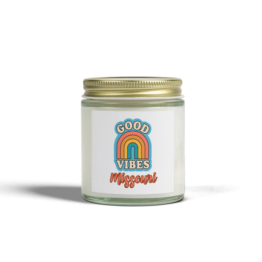 Good Vibes Missouri Coconut Apricot Scented Candle (4oz/9oz)