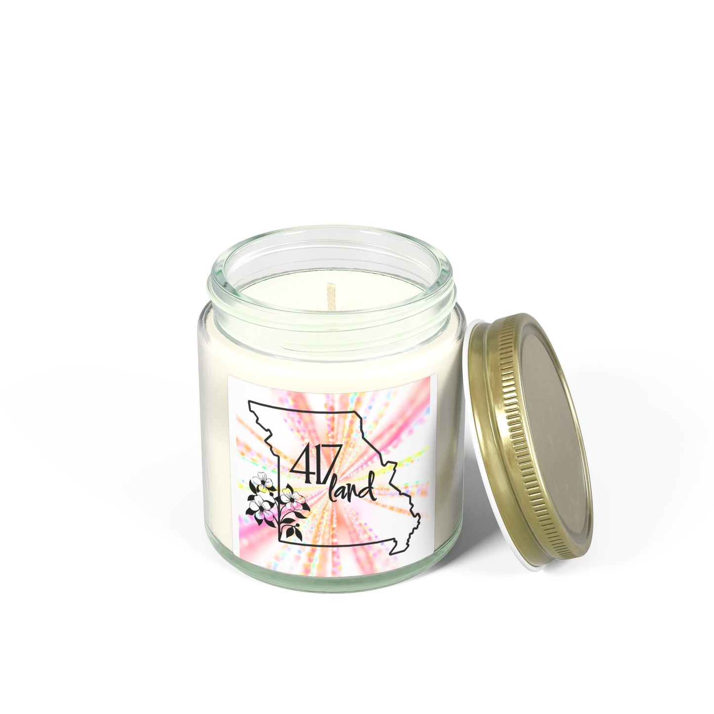 Missouri Tie-Dye Coconut Apricot Scented Candle (4oz, 9oz)