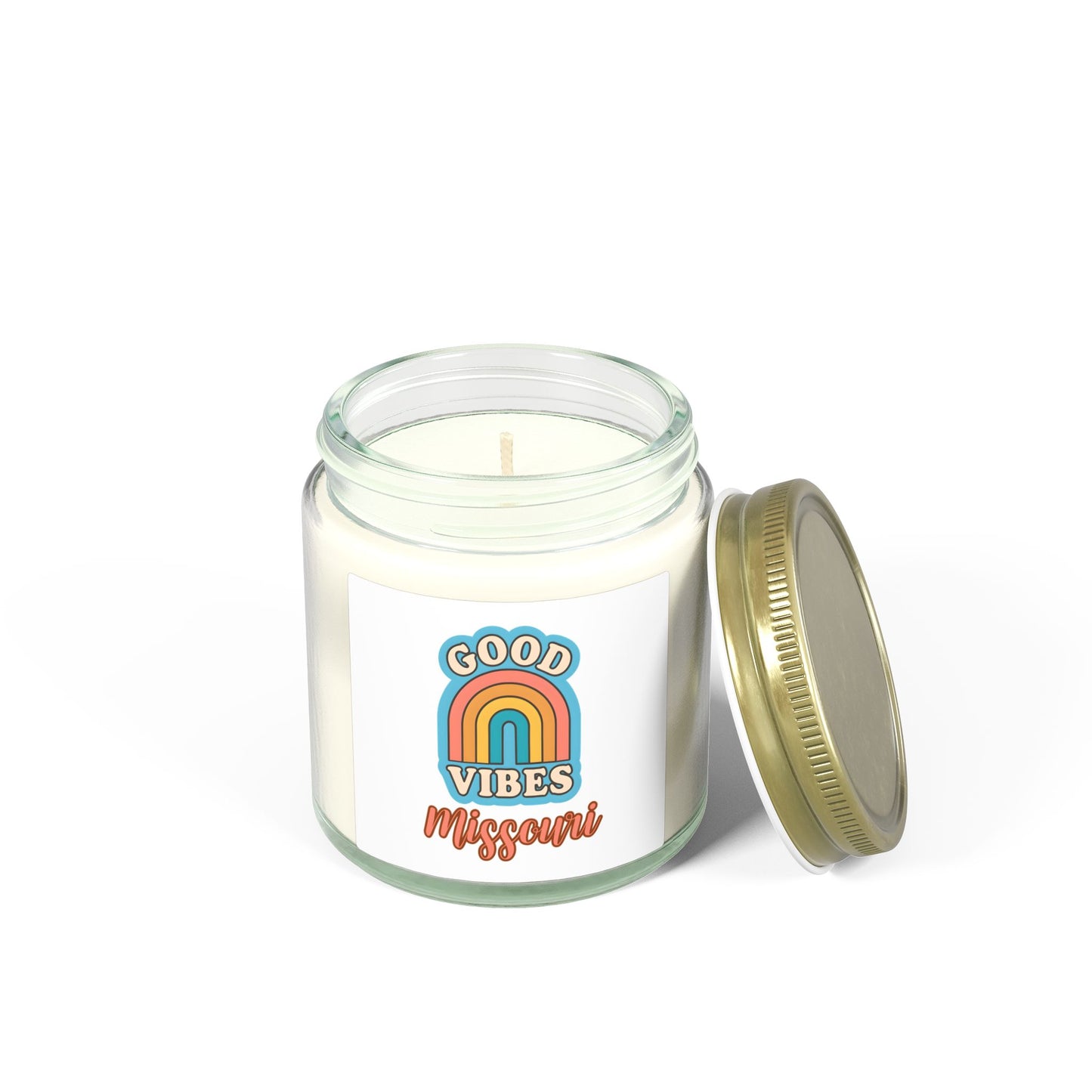 Good Vibes Missouri Coconut Apricot Scented Candle (4oz/9oz)