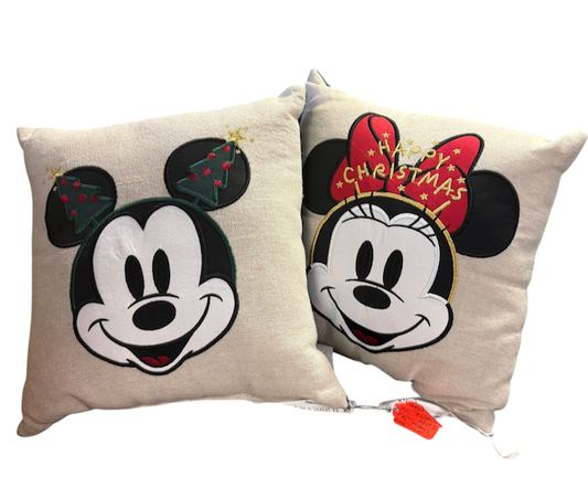 Christmas Themed Mouse Pillow Set (2)