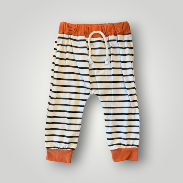 Pumpkin Spice Striped Lounge Set