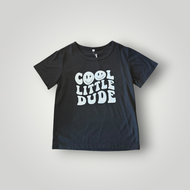 Cool Little Dude Black T-Shirt