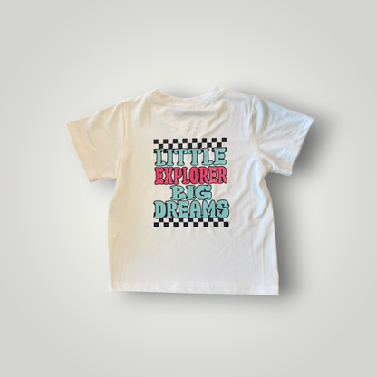 Little Explorer Big Dreams Tee 🌈✨