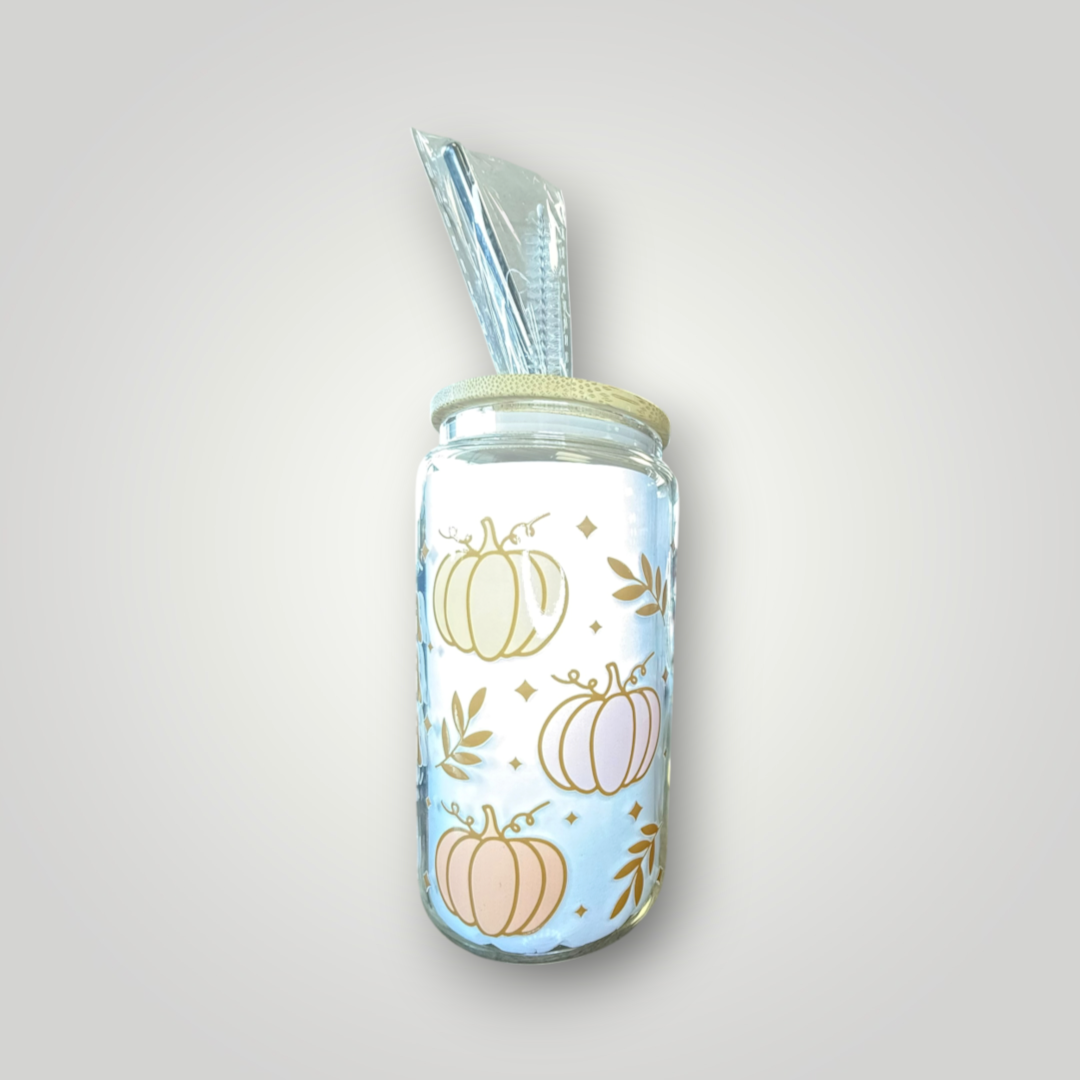 Mama Mama Mama Pumpkin Glass Tumbler 🎃🤎